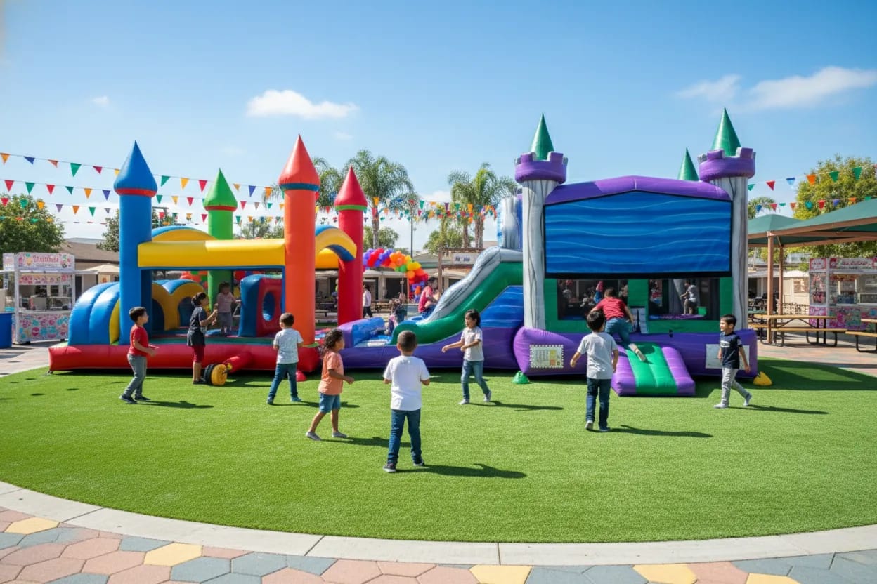 Inflatable obstacle course rental